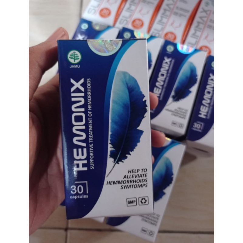 Hemonix Asli Original Obat Herbal Ambeien Wasir Ambiyen Sembelit Resmi BPOM