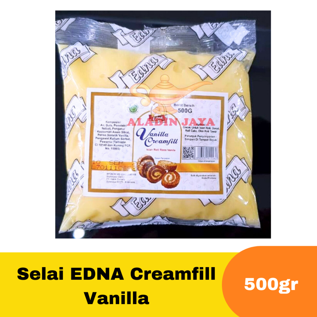 

Selai EDNA Creamfill Vanilla ukuran 500gr