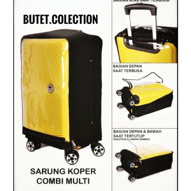 ART I3Z Cover Koper American Tourister Bisa Untuk Semua Merek Koper  Luggage Cover  Sarung Koper Ela