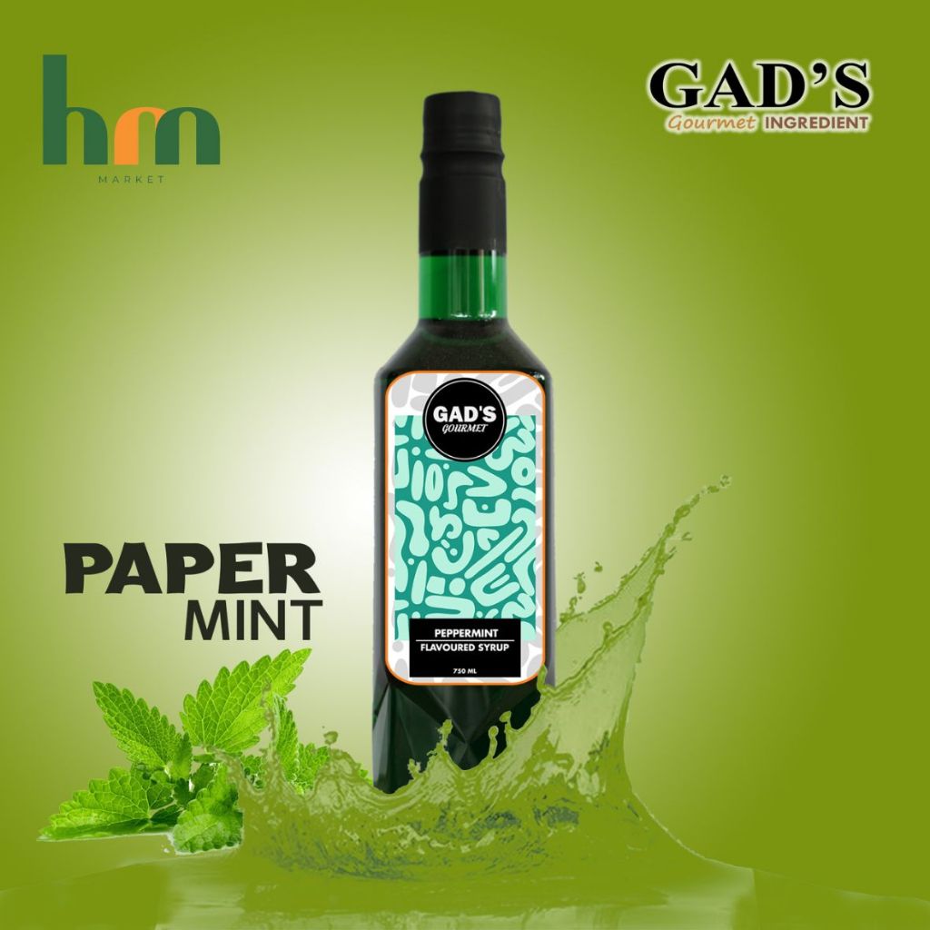 

Syrup Pappermint Gads Gourmet 750 ml