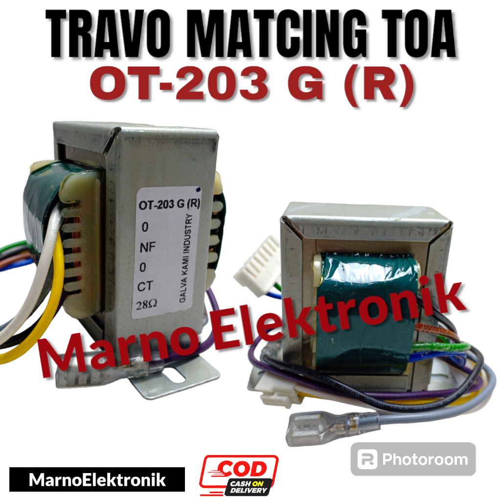 TRAVO TRAFO MATCHING TOA OT-203 G (R) OT-203G R OT-203GR OT203 OT 203 ASLI ORIGINAL ORI
