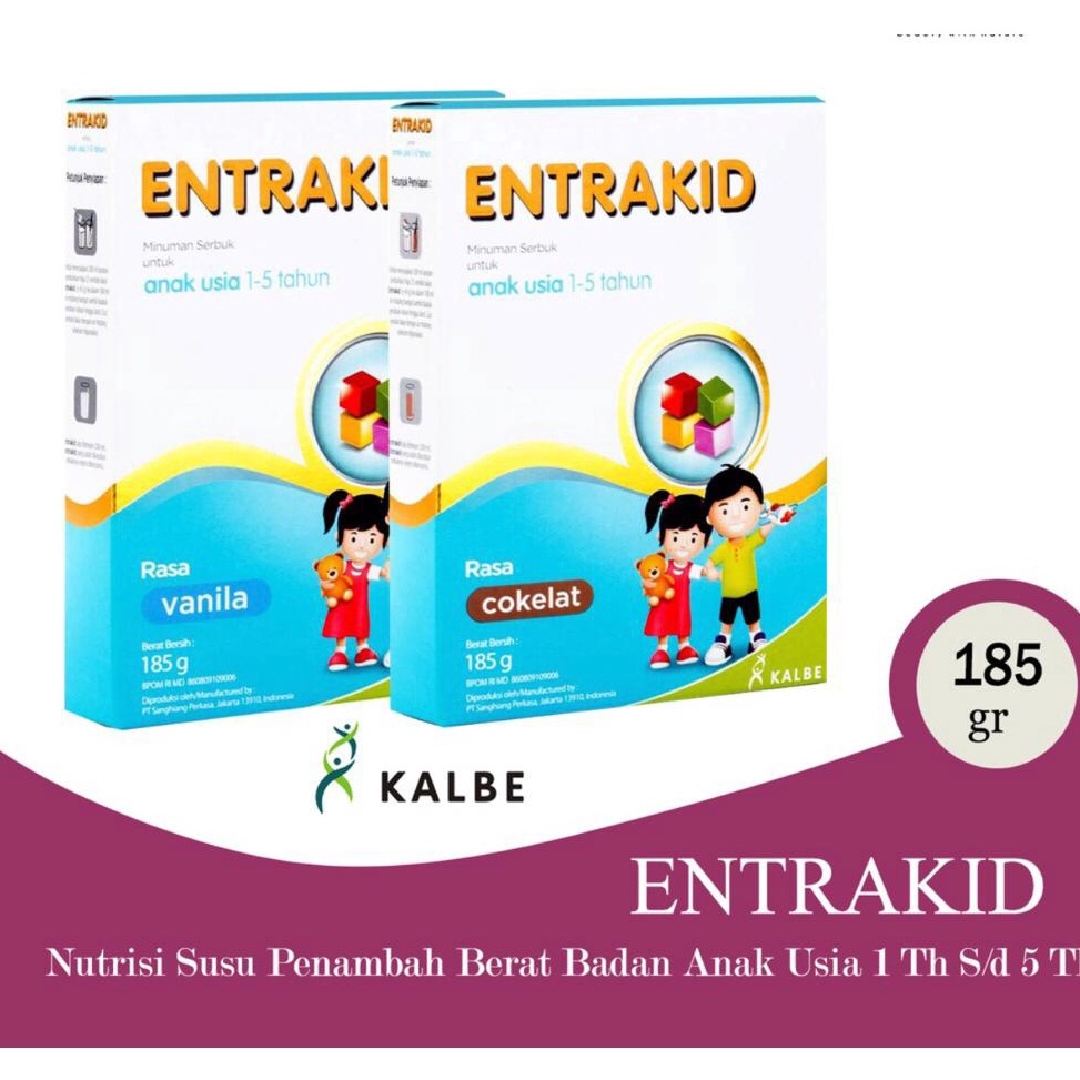 

More Info Here ENTRAKID 185 gram Nutrisi Khusus untuk Anak