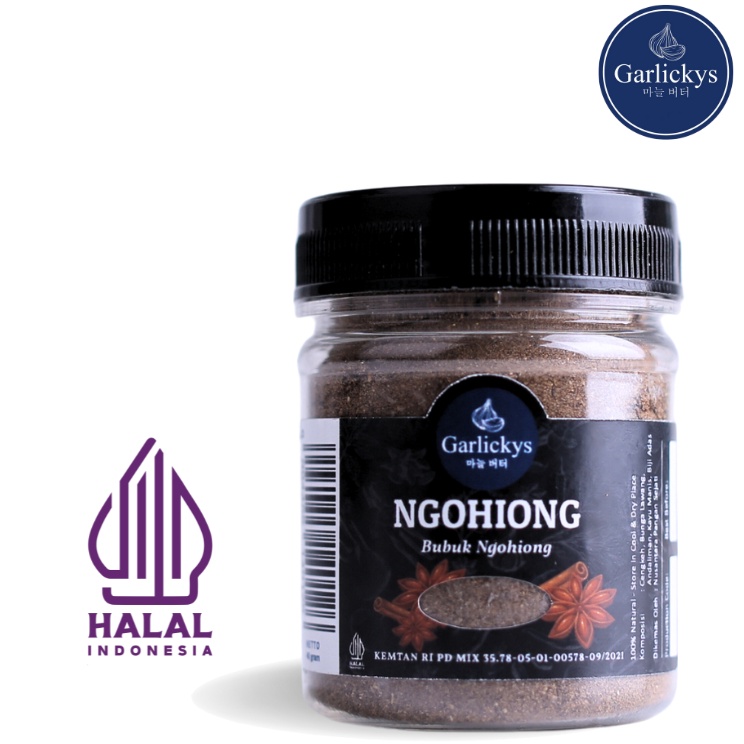 

Toko Spesial GARLICKYS Bubuk Bumbu Ngohiong Halal Chinese Five Spice Premium Quality Rempah Dapur