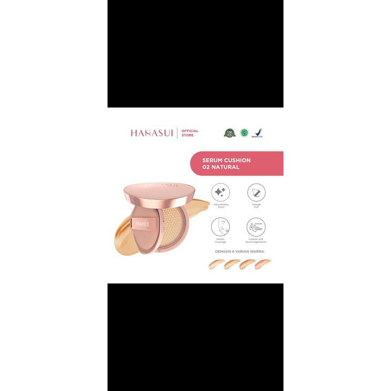 Hanasui Serum Cushion shade Natural