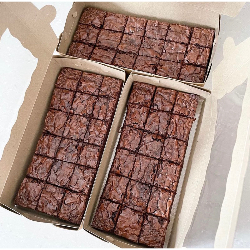 

Brownies fudgy