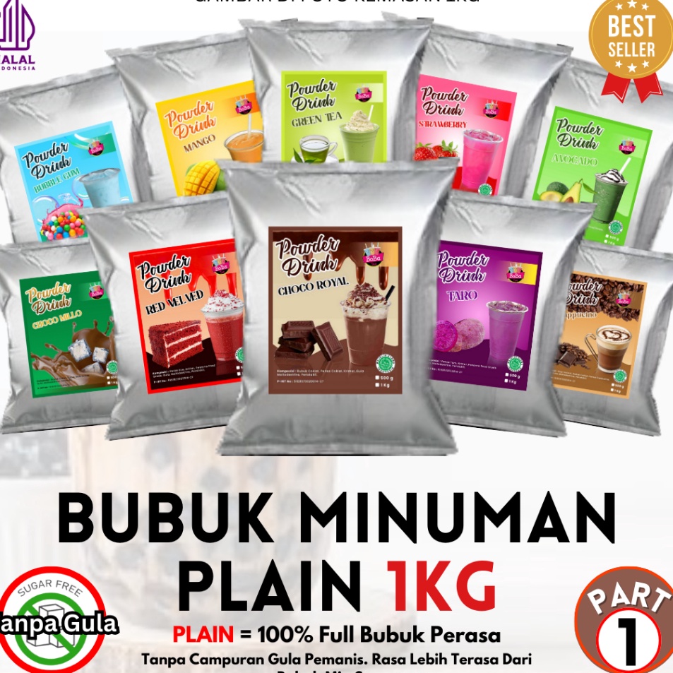 

Jangan ketinggalan Bubuk Minuman Rasa PLAIN 1kg Serbuk Minuman Kekinian