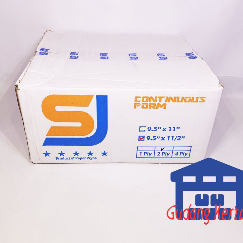 

Baru Untung SJ STANDAR KERTAS CONTINUOUS FORM 95 X 112 2PLY PRS BAGI 2