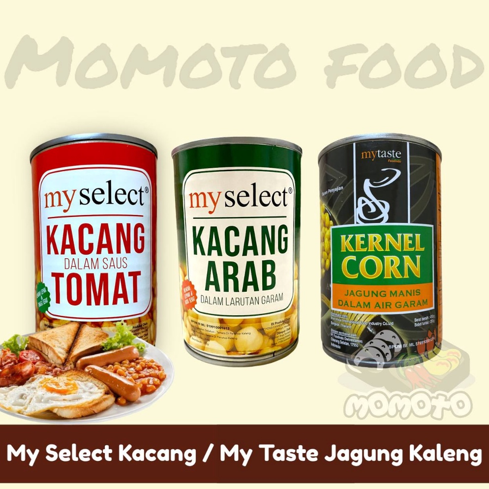 

Pesan Saja My Select Kacang Saus Tomat Baked Beans Kacang Arab Chick Peas Jagung Kaleng Hotel My Taste