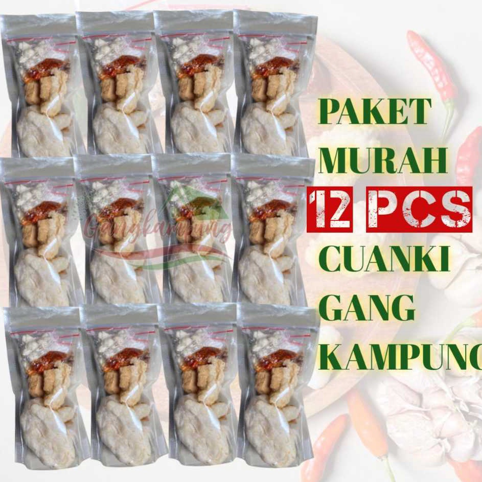 

Dijamin puas Paket murah 12pcs Cuanki gangkampung