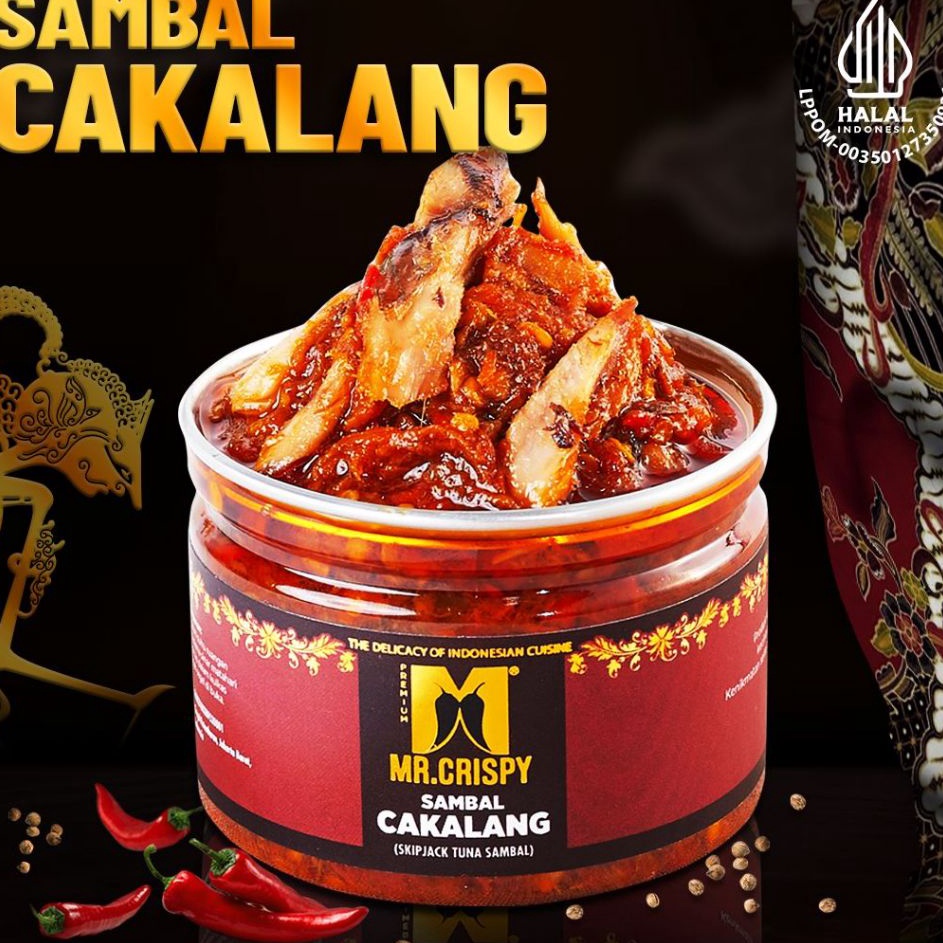 

Promo banting Sambal CakalangTongkolRoaIkan Asin Jambal Sambel MrCrispy