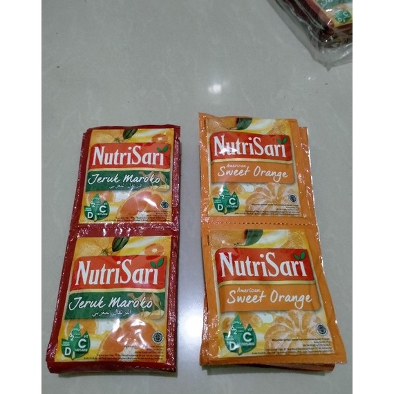 

Garansi Terbaik NUTRISARI isi 1pcs1 RENTENG