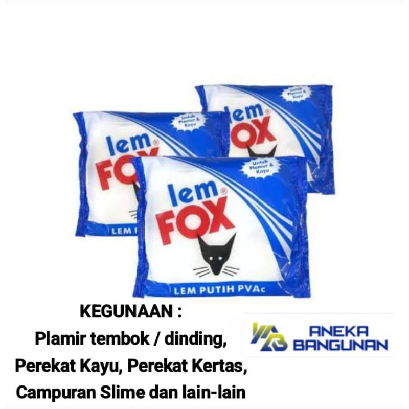 

Lem Putih FOX Refill Bungkus Biru 350 gram