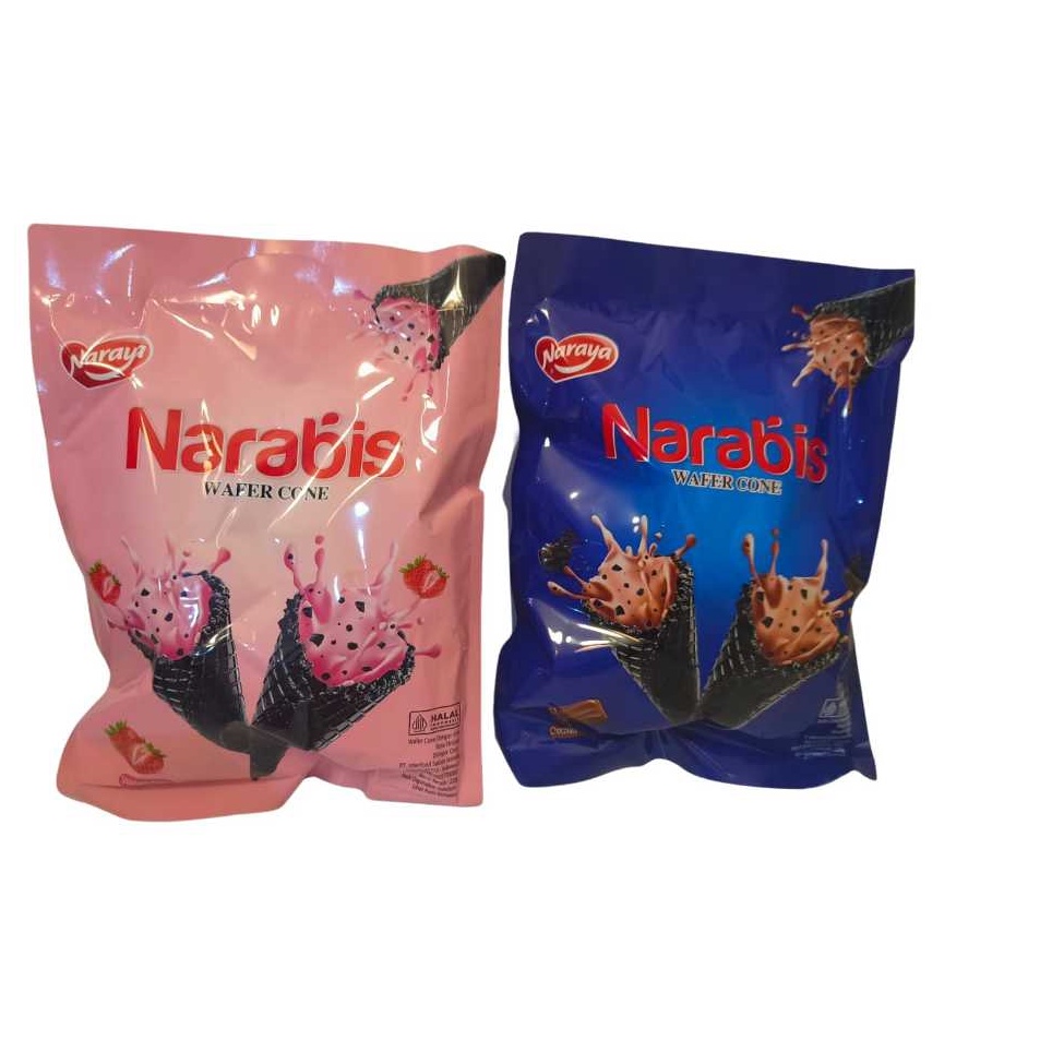 

Tertarik NARAYA NARABIS WAFER CONE Strawberry Chocolate 22g