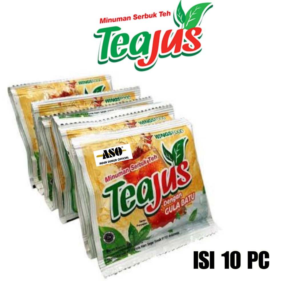 

Klaim promo TEA JUS GULA BATU 7gr TEH tea JUS Teajus teh manis RENCENG ISI 1