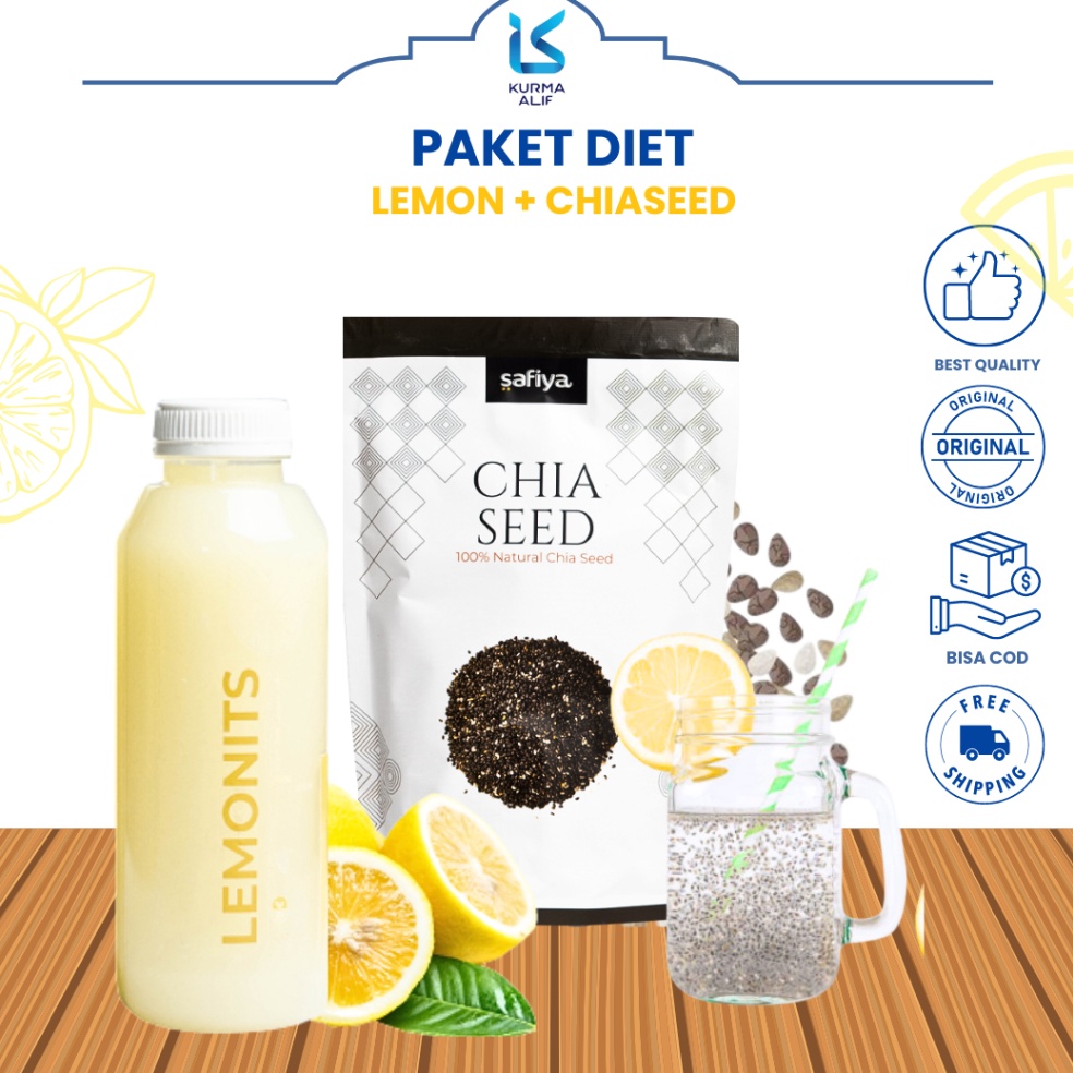 

Disc Xtra PAKET DIET Chiaseed 25 gr Sari Lemon 5ml Diet Sehat Original