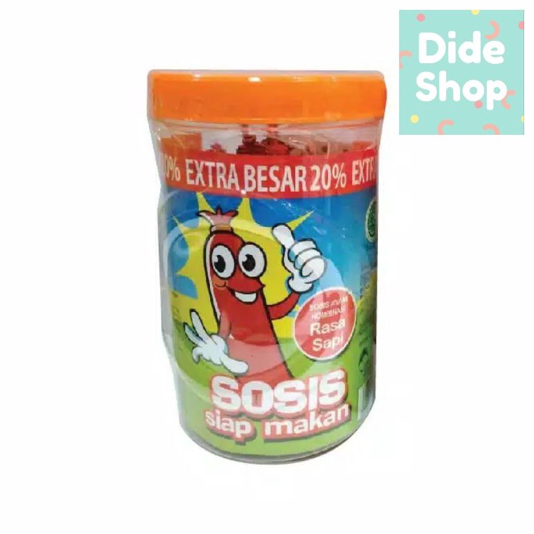 

Dapatkan disini Sosis Sonice SAPI Kemasan Toples Sosis Siap Makan