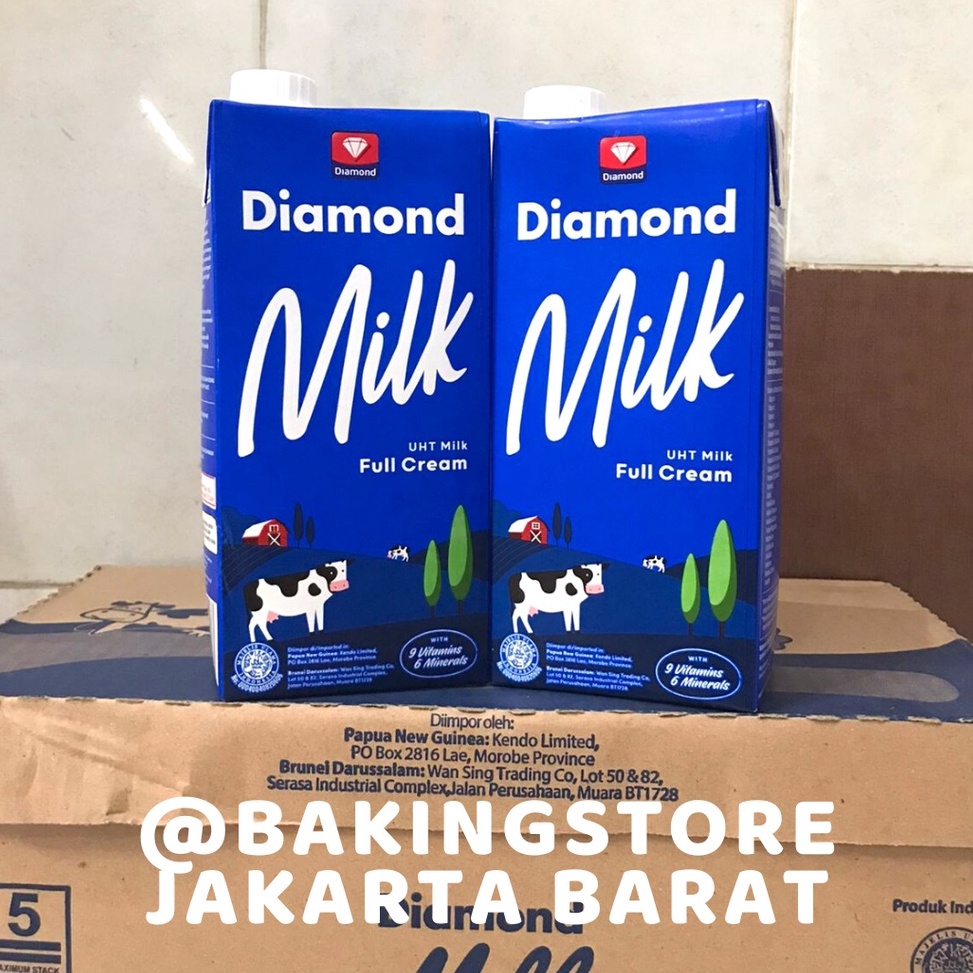 

Laku Keras SUSU UHT DIAMOND 1 LITER FULL CREAM