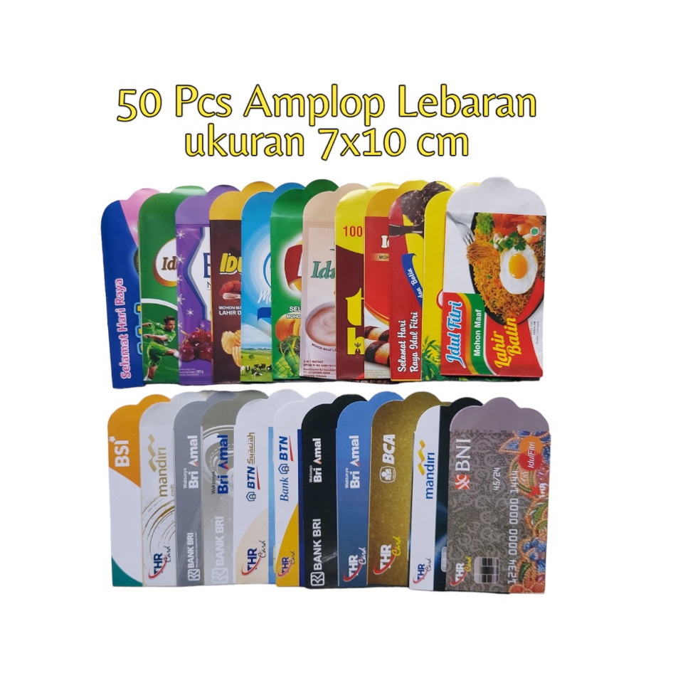 

Get Sale Amplop Lebaran Motif Unik Isi 5 Lembar Ukuran 7x1 Cm