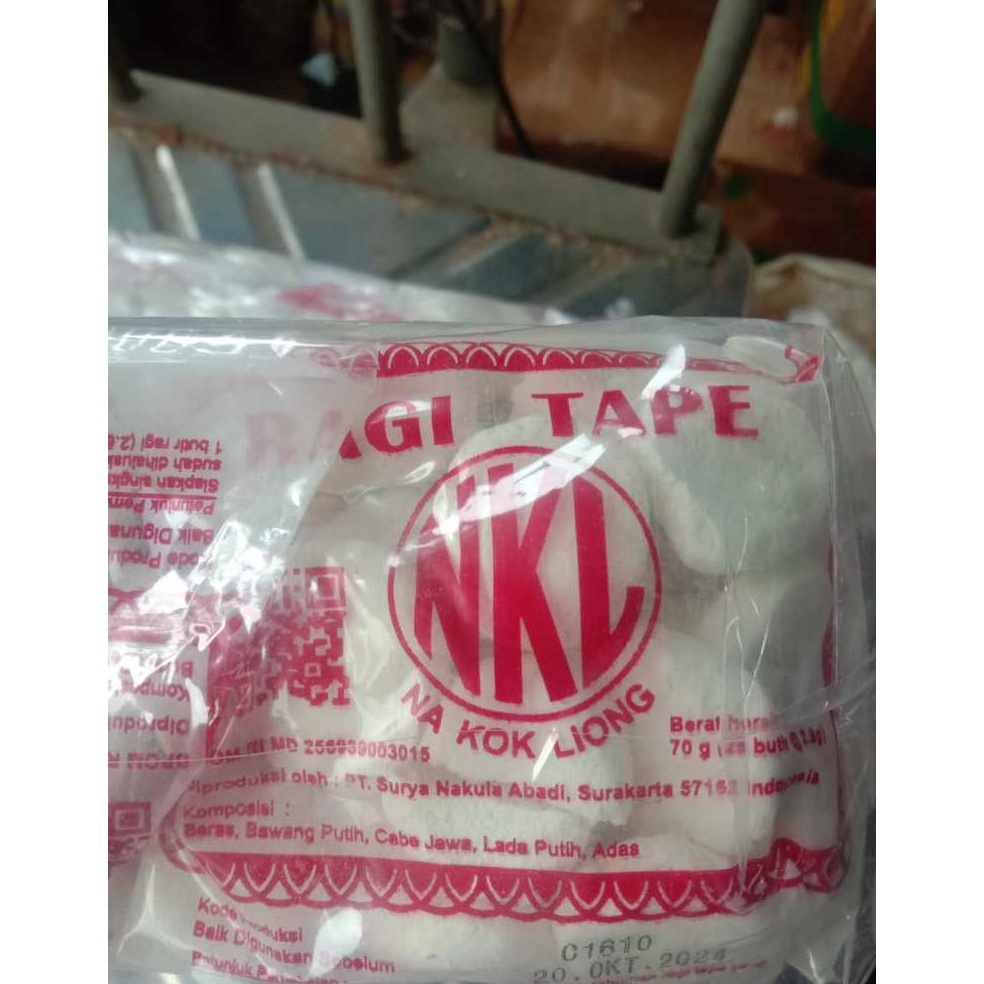 

Paling Laku Ragi Tape NKL 7gr 1pak