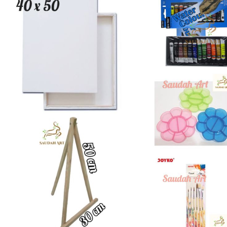 

Paling Ekonomis Paket Lukis Lengkap kanvas 4x5kuaspaletcat air 6mleasel 3x5