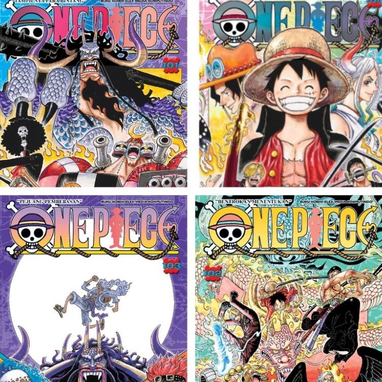 Super Kualitas  KOMIK SERI  CABUTAN One Piece Segel ready banyak nomor