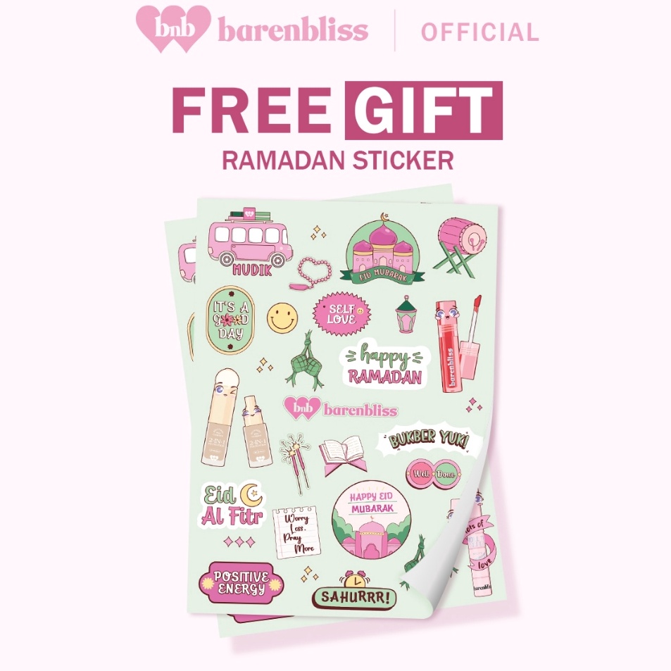 

Ready Terlaris GIFT BNB Barenbliss Ramadan Sticker