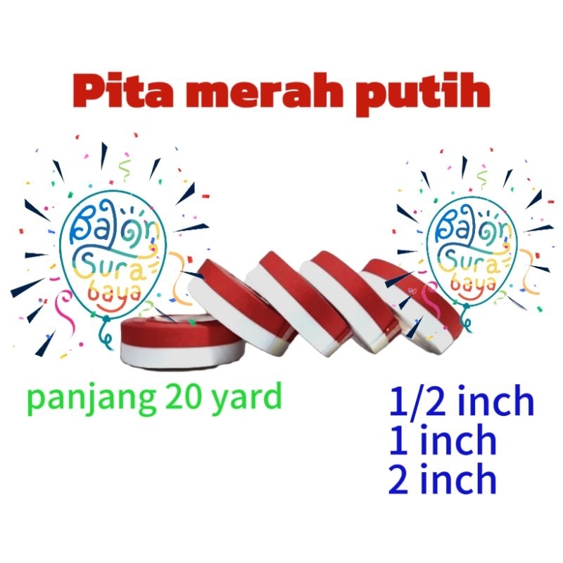 

Pita Kain Merah Putih