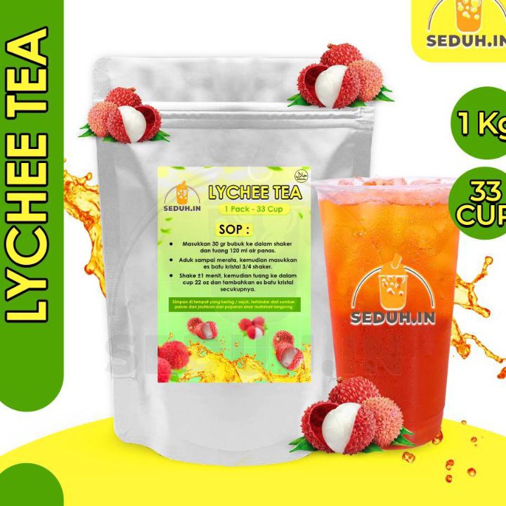 

99 BRANDS FESTIVAL LYCHEE TEA 1KG BUBUK MINUMAN PREMIUM LECI