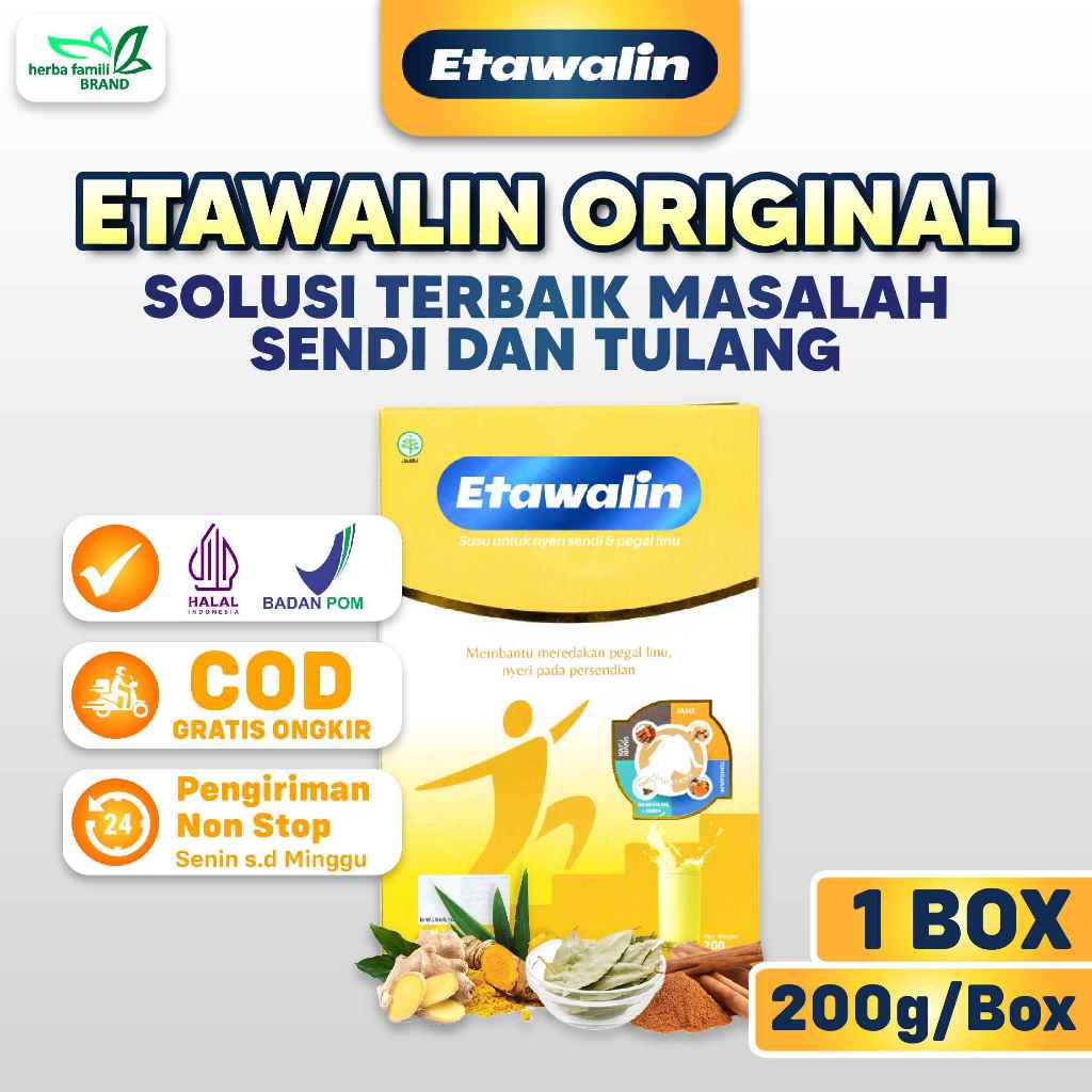 ETAWALIN 100% ORI - SUSU KAMBING ETAWALI ATASI MASALAH NYERI SENDI DAN TULANG Halal BPOM