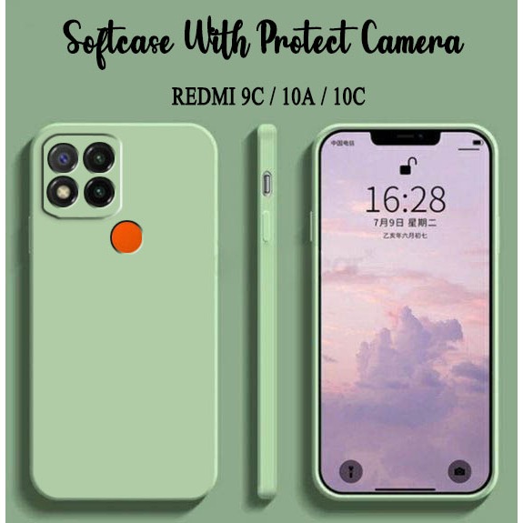 Softcase Macaron Polos For Redmi 9C 10A 10C - Case HP Redmi 9C 10A 10C - Casing HP Redmi 9C 10A 10C 