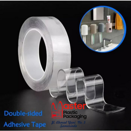 

Double Tape Bening Tahan Air Lem 2 cm x 100 cm