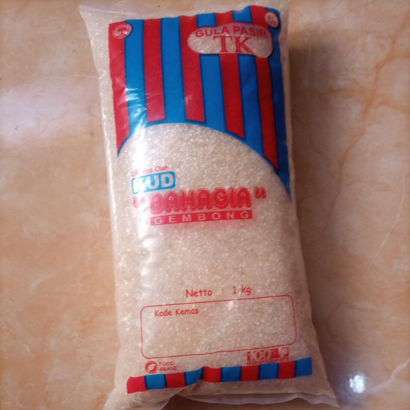 gula pasir tk 1kg gula pasir rose brand / TK random