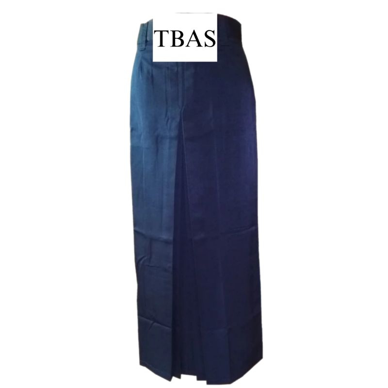 Seragam Rok SMP Biru Span Meksi A Rok Span Biru SMP SMA Rok Pramuka Span Belah Satu