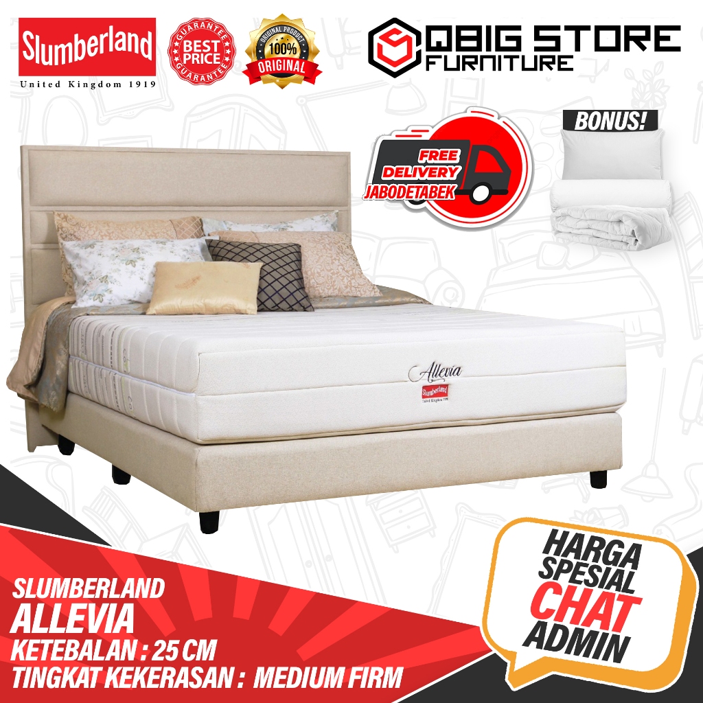 Kasur Springbed Slumberland Allevia spring bed matras