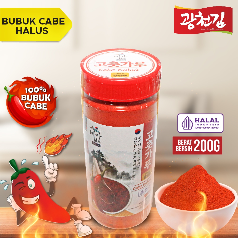 

Bubuk Cabe Miga Botol / Chilli Powder Korea Bottle 200g