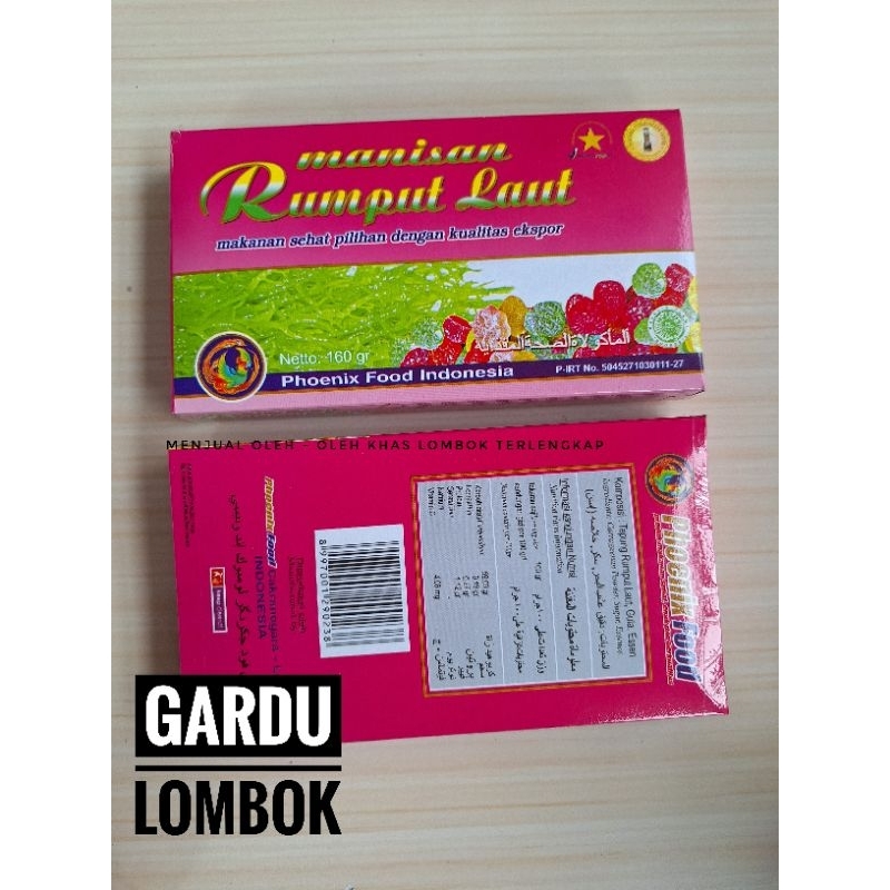 

Manisan Rumput Laut Phoenix 160 gram (oleh -oleh lombok)