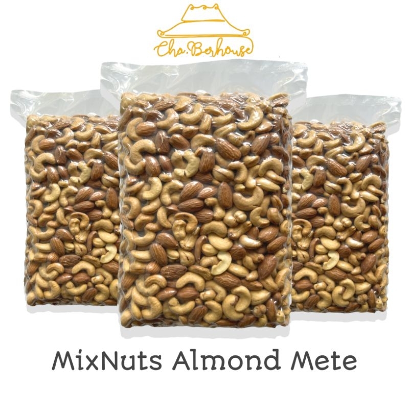 

Shakamori - MixNuts Almond Mete Panggang Oven Roasted Mixnut Almond Cashew 1KG Cho.Berhouse