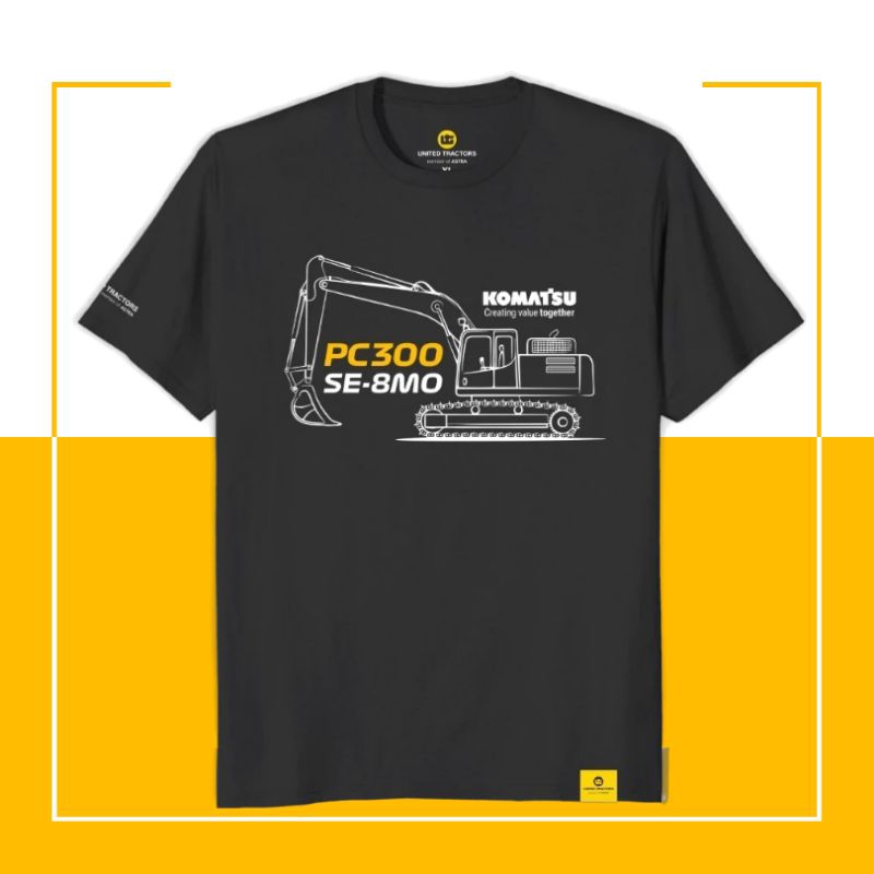 KOMATSU/KAOS SERI 005/KAOS KOMATSU/KAOS HITAM KOMATSU/KAOS HITAM/KAOS OBLONG/KAOS OBLONG HITAM/KAOS 