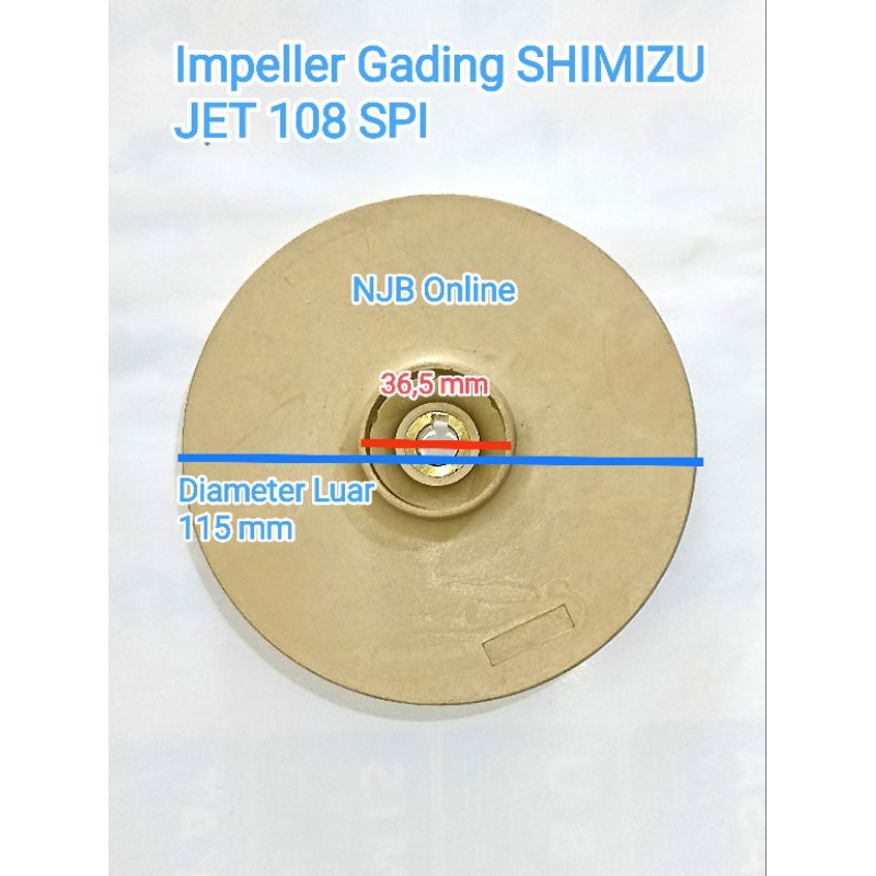 Kipas Impeller Pompa Air SHIMIZU JET 108 SPI