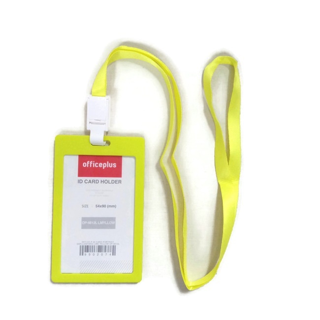 

(Original) Gramedia Pekanbaru - Office-P Id Card Portrait Sqr+Lanyard Lime Yellow Op-6612L