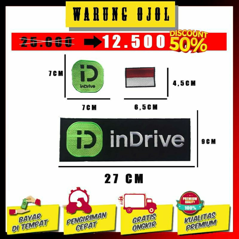 Emblem Indriver Bordir Komputer Diskon 50%