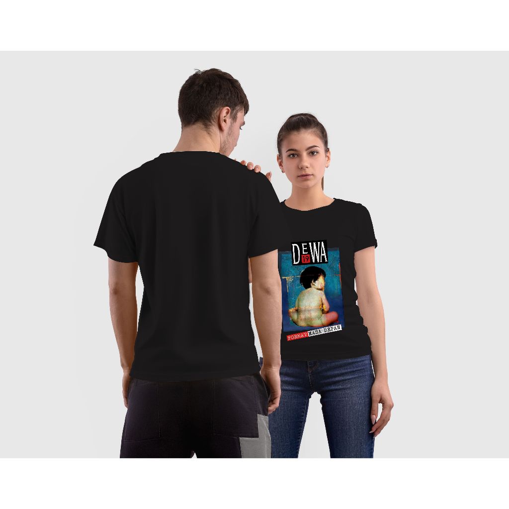 Kaos Pria/Wanita "Dewa 19 Format Masa Depan" Planet Shirt Indonesia Official Merchandise YourRockFor
