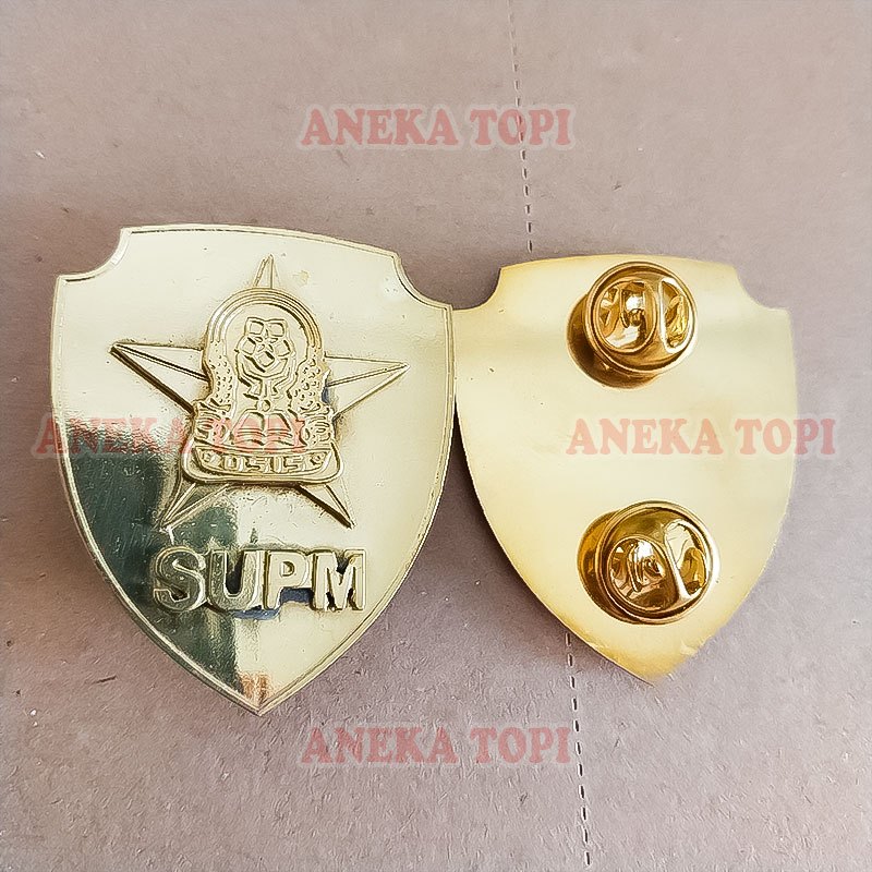 Bros Pin Osis SUPM Perisai Pin Osis Model Perisai Custom - Aneka Topi