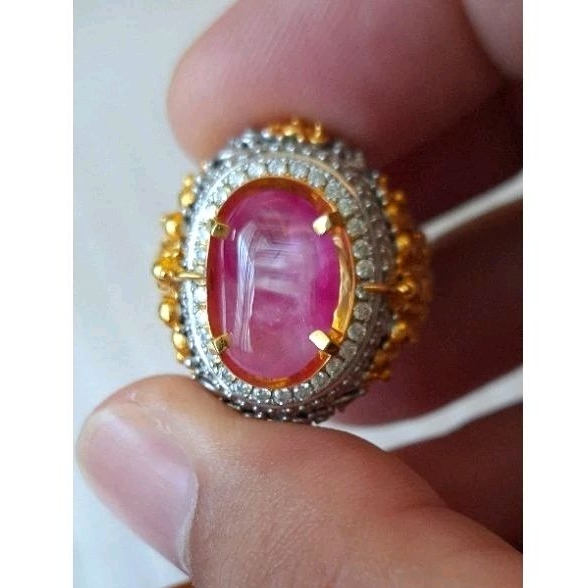 Ruby burma belang kristal pink windusara