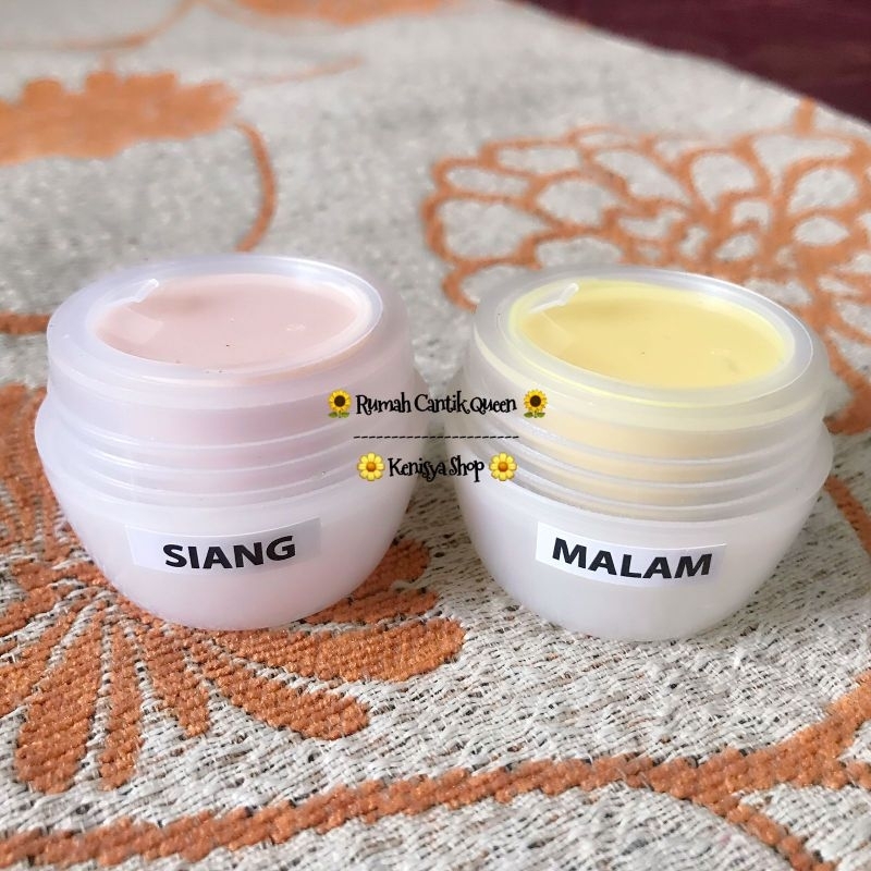 KRIM MUTIARA SIANG MALAM | NIGHT DAY CREAM MUTIARA BANDUNG | WHITENING | PEMUTIH | kenisya shop