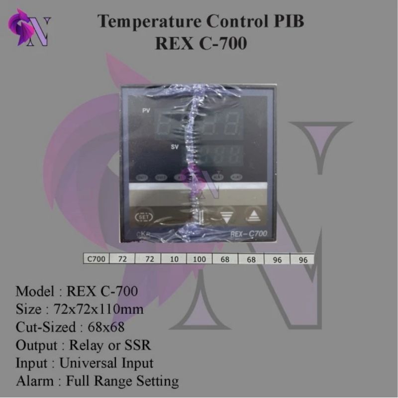 PID Rex RKG C700 Rex-C700 Output SSR 220V AC 0-400C 400C Module Modul Digital Temperature Temperatur