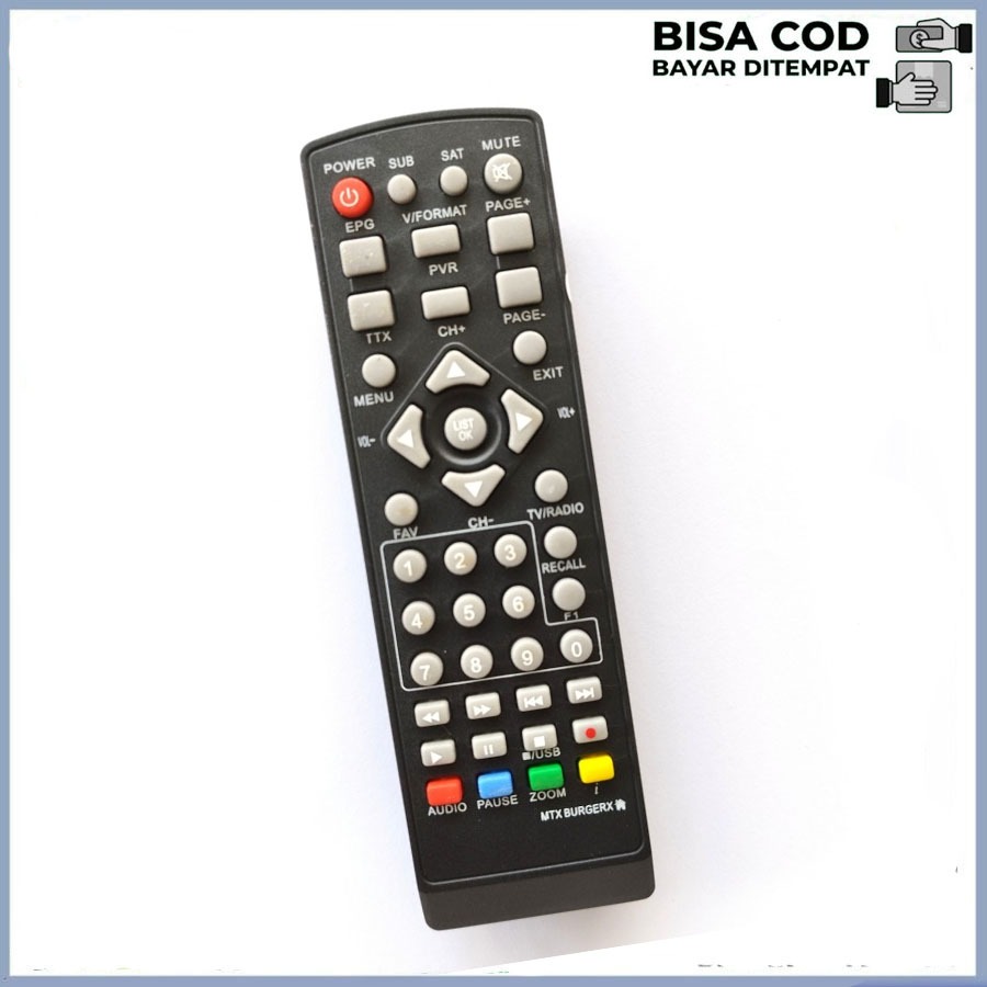 Remot STB MATRIX BURGER SET TOP BOX DIGITAL DVB-T2