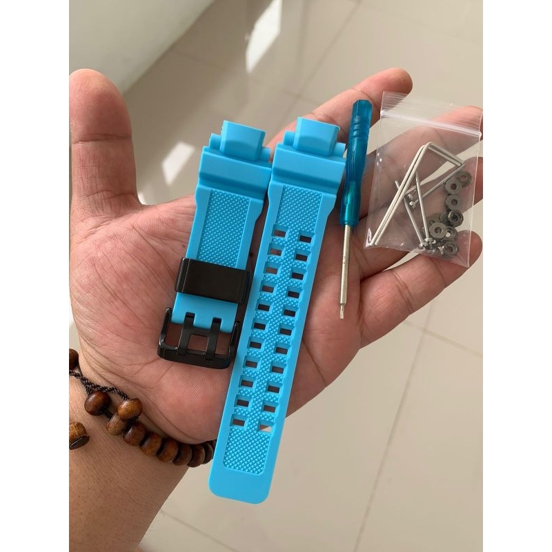 Strap tali jam tangan Gshock Ga1000 Ga1100 biru