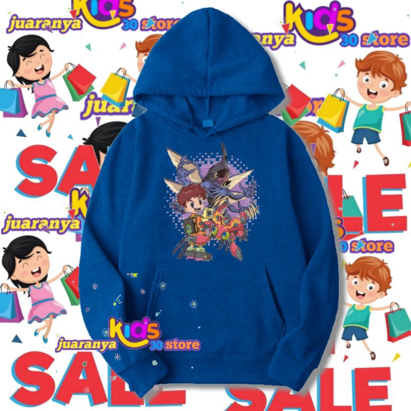 Hoodie anak - Digimon sweater Digimon jeket Digimon sweater jumper kids unisex digimon 004