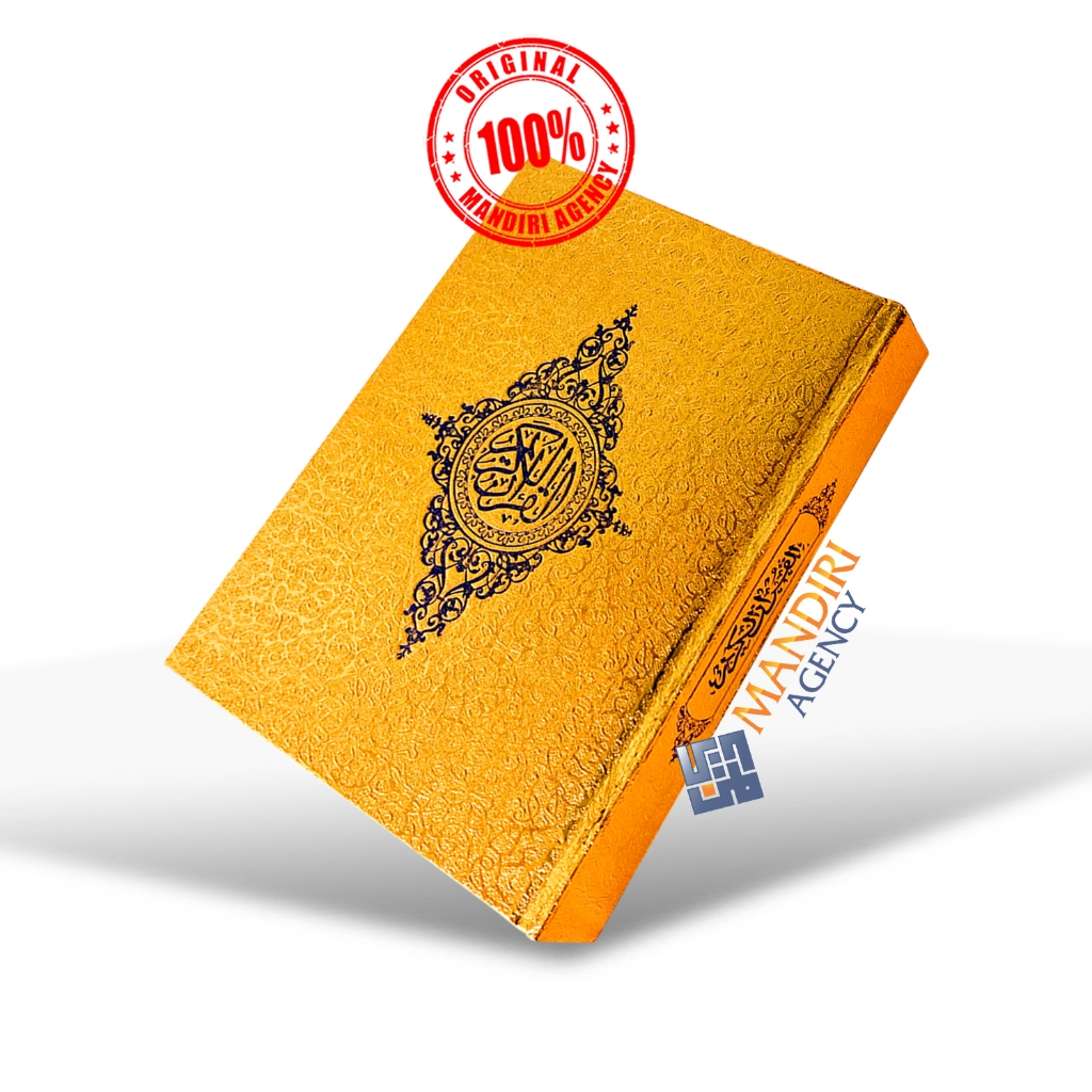 Al Quran Non Terjemah Cover Emas A6 18 Baris Ayat Pojok